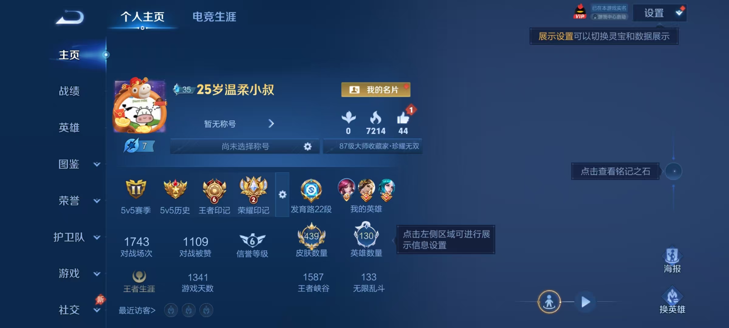 WZQM4427093王者荣耀账号详情图8 WZQM4427093王者荣耀账号详情图8