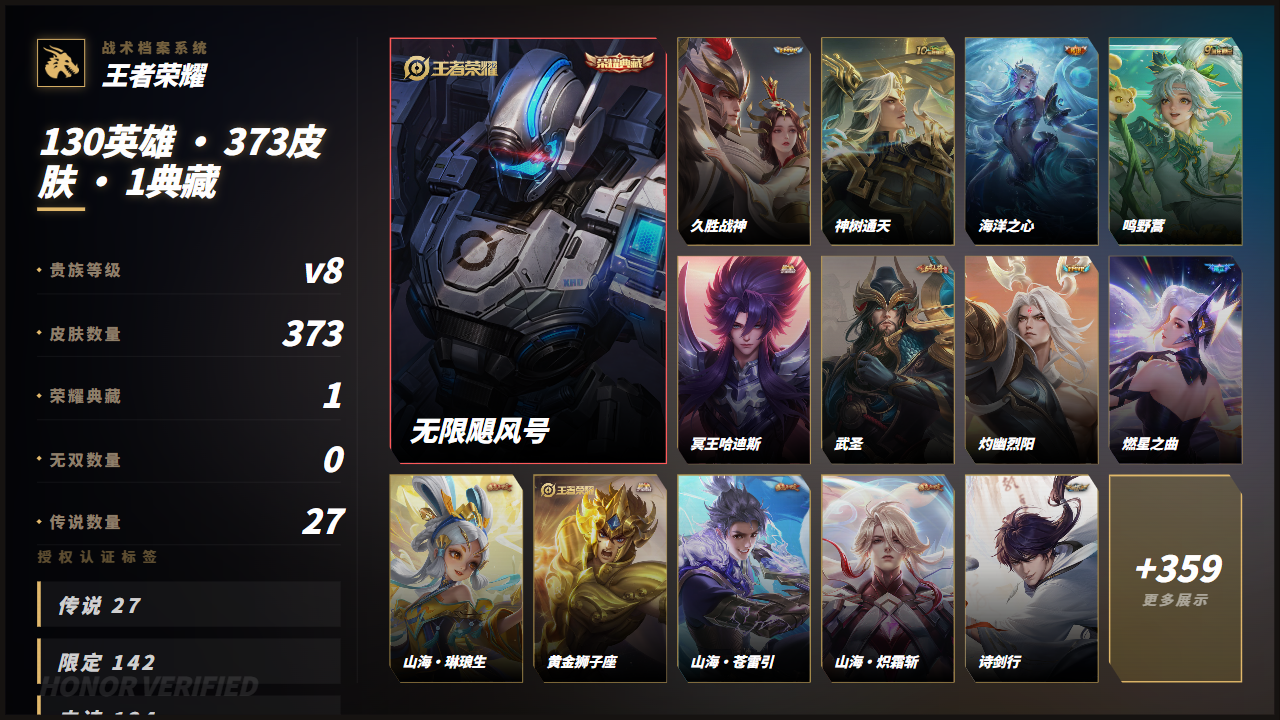 WZQM4360926王者荣耀账号详情图3