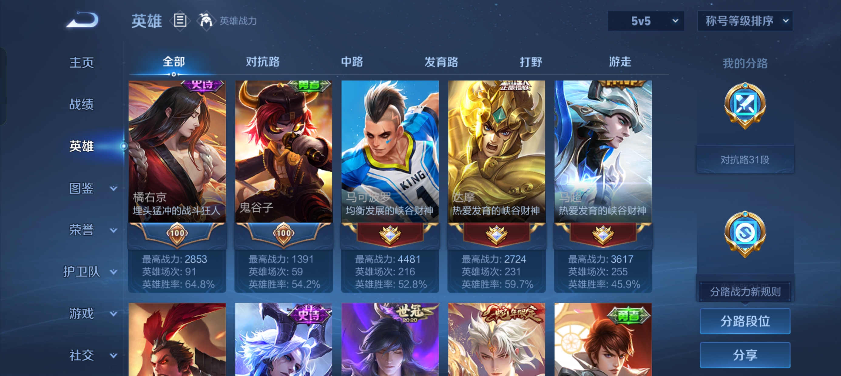 WZLX4365827王者荣耀账号详情图4
