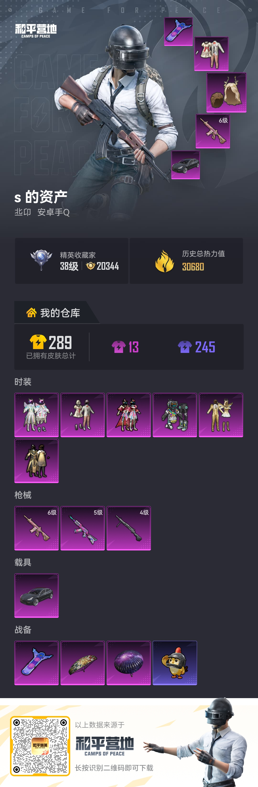 HPQM4214318和平精英账号详情图4