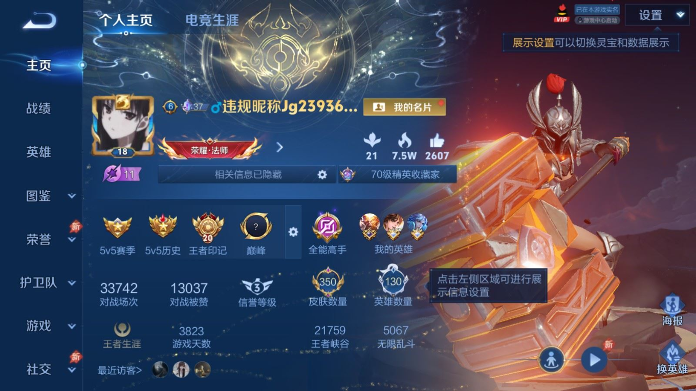 WZQM4384105王者荣耀账号详情图24 WZQM4384105王者荣耀账号详情图24