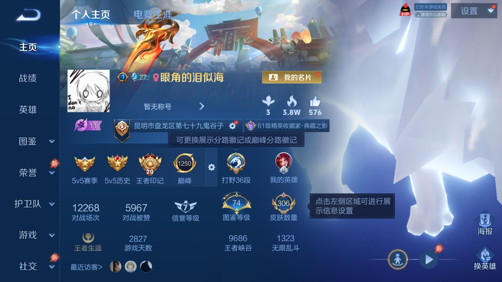 WZQM4400244王者荣耀账号详情图7