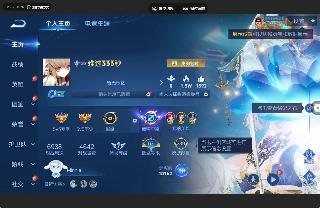 WZQM4424784王者荣耀账号详情图10 WZQM4424784王者荣耀账号详情图10