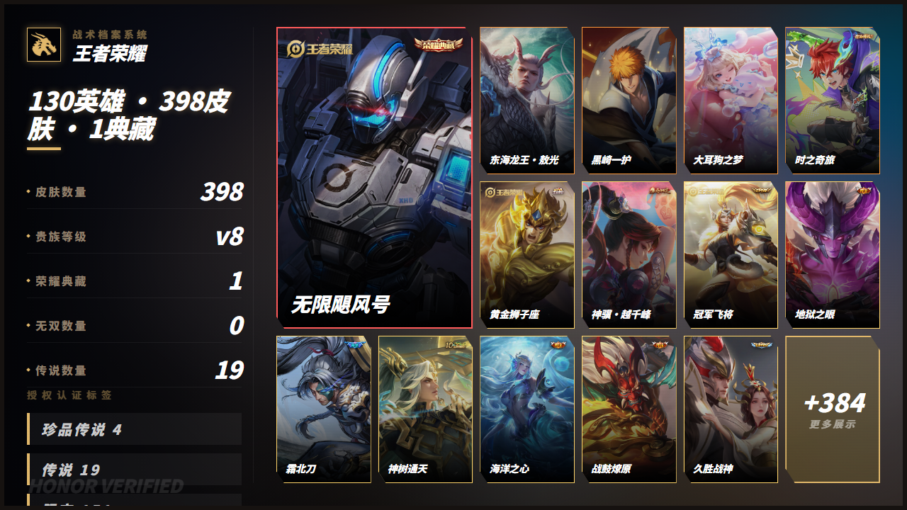 WZQM4412745王者荣耀账号详情图3