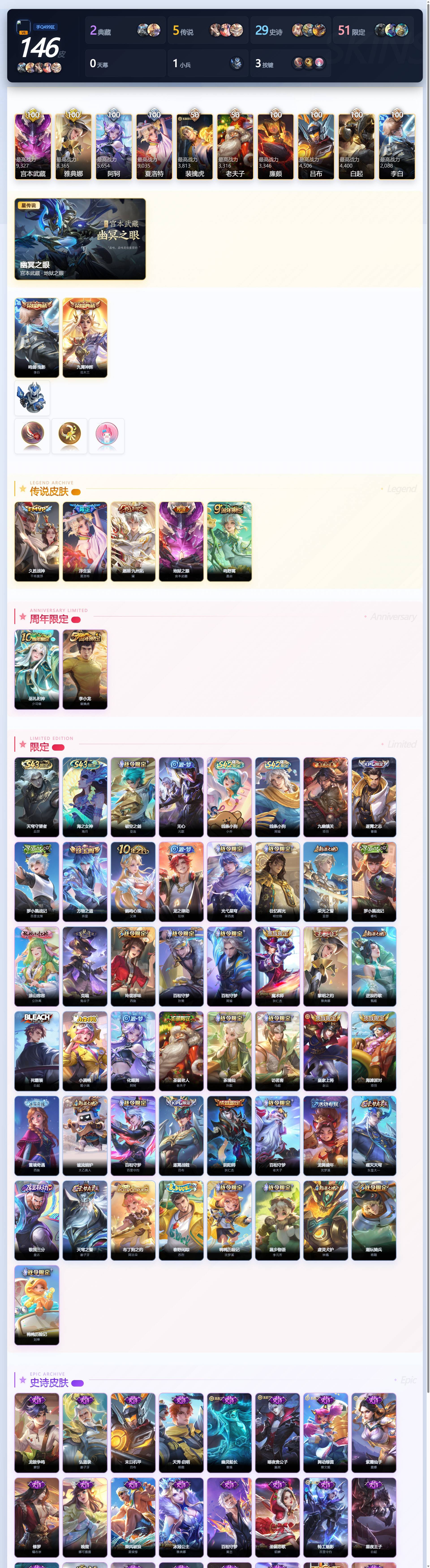 WZQM4413776王者荣耀账号详情图5