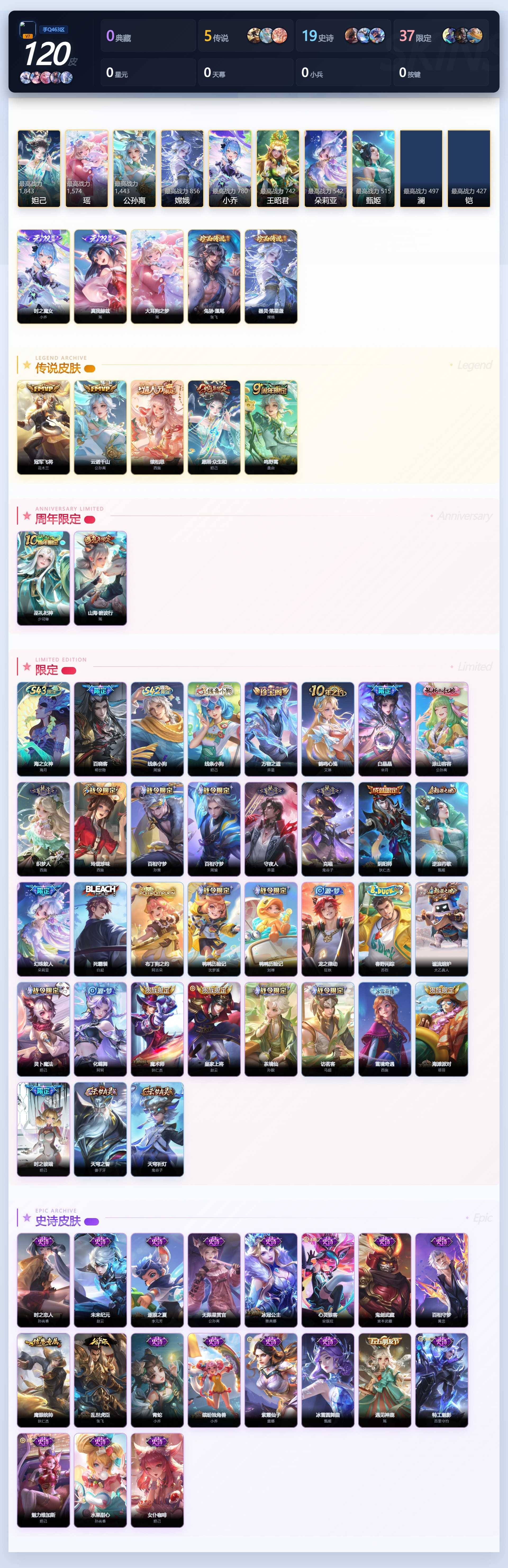 WZQM4421436王者荣耀账号详情图7