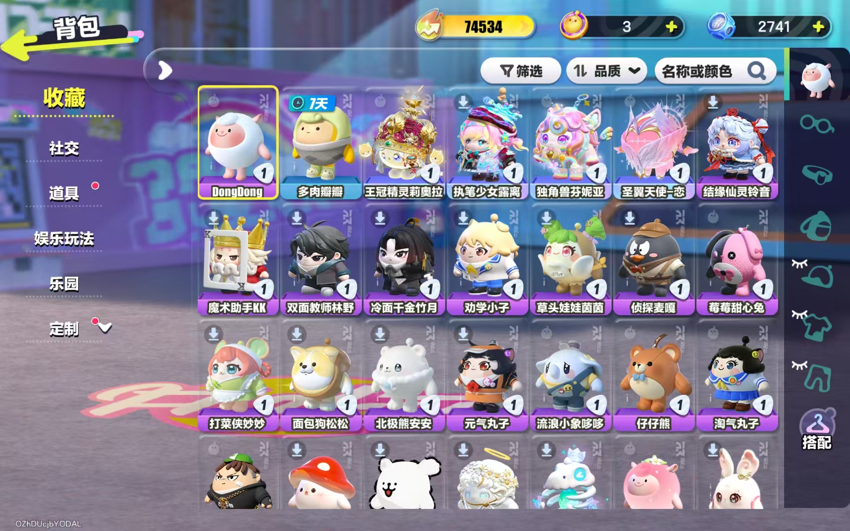 蛋仔派对账号OPPO[22537576]【G428】段位等级：一阶鹌鹑蛋，：独角兽芬妮亚，执笔少女露离，王冠精灵莉奥拉；