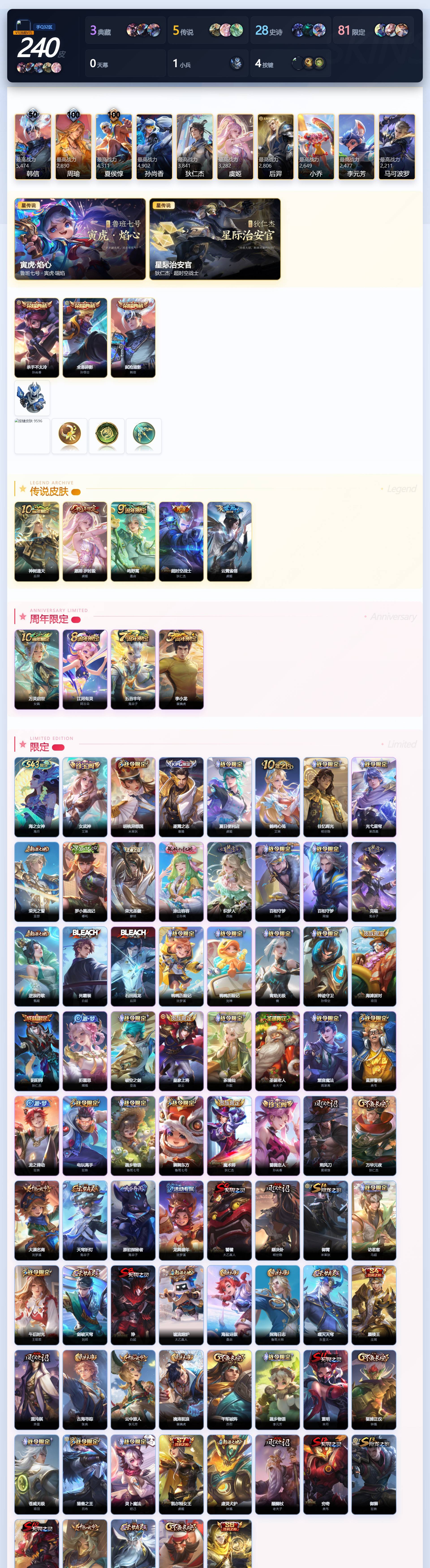 WZQM4468928王者荣耀账号详情图4