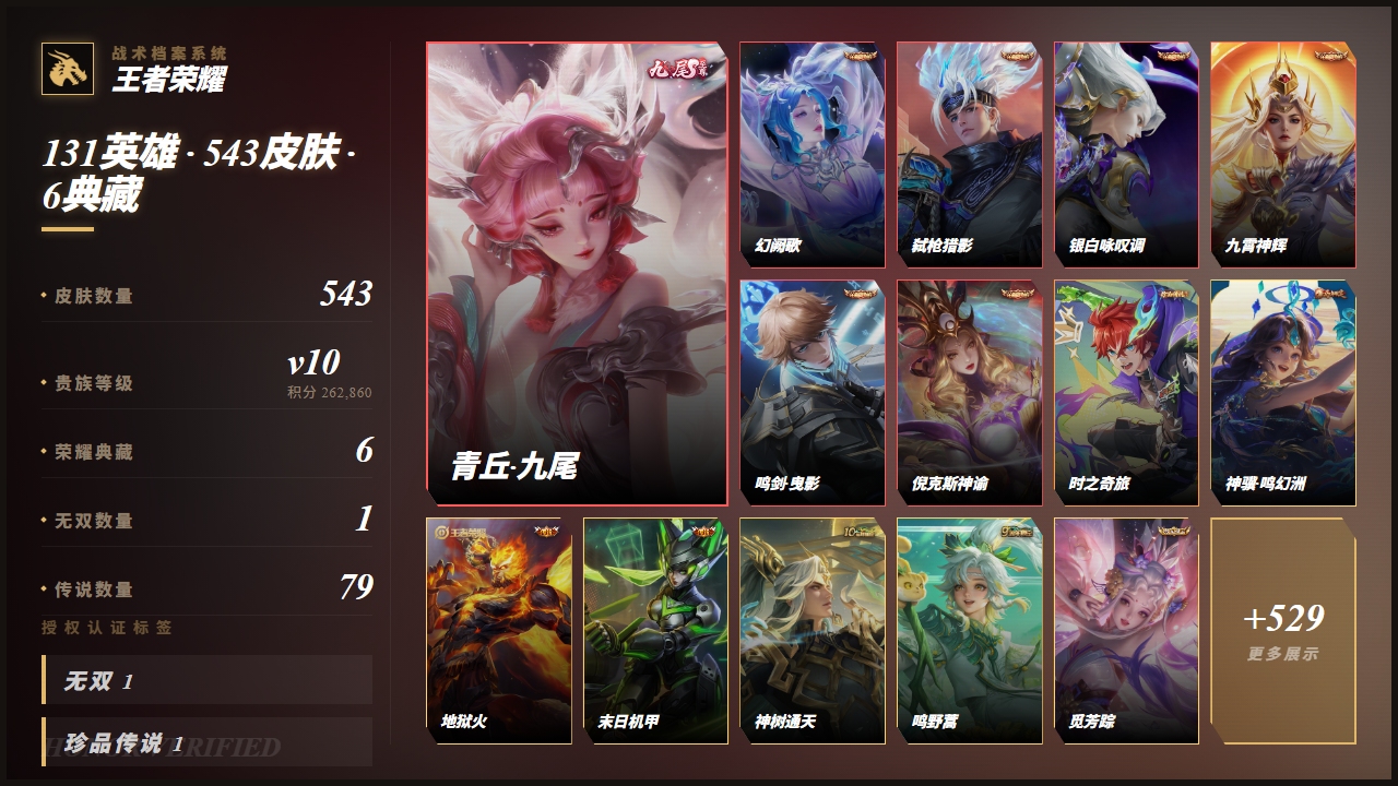 WZQM4506161王者荣耀账号详情图4