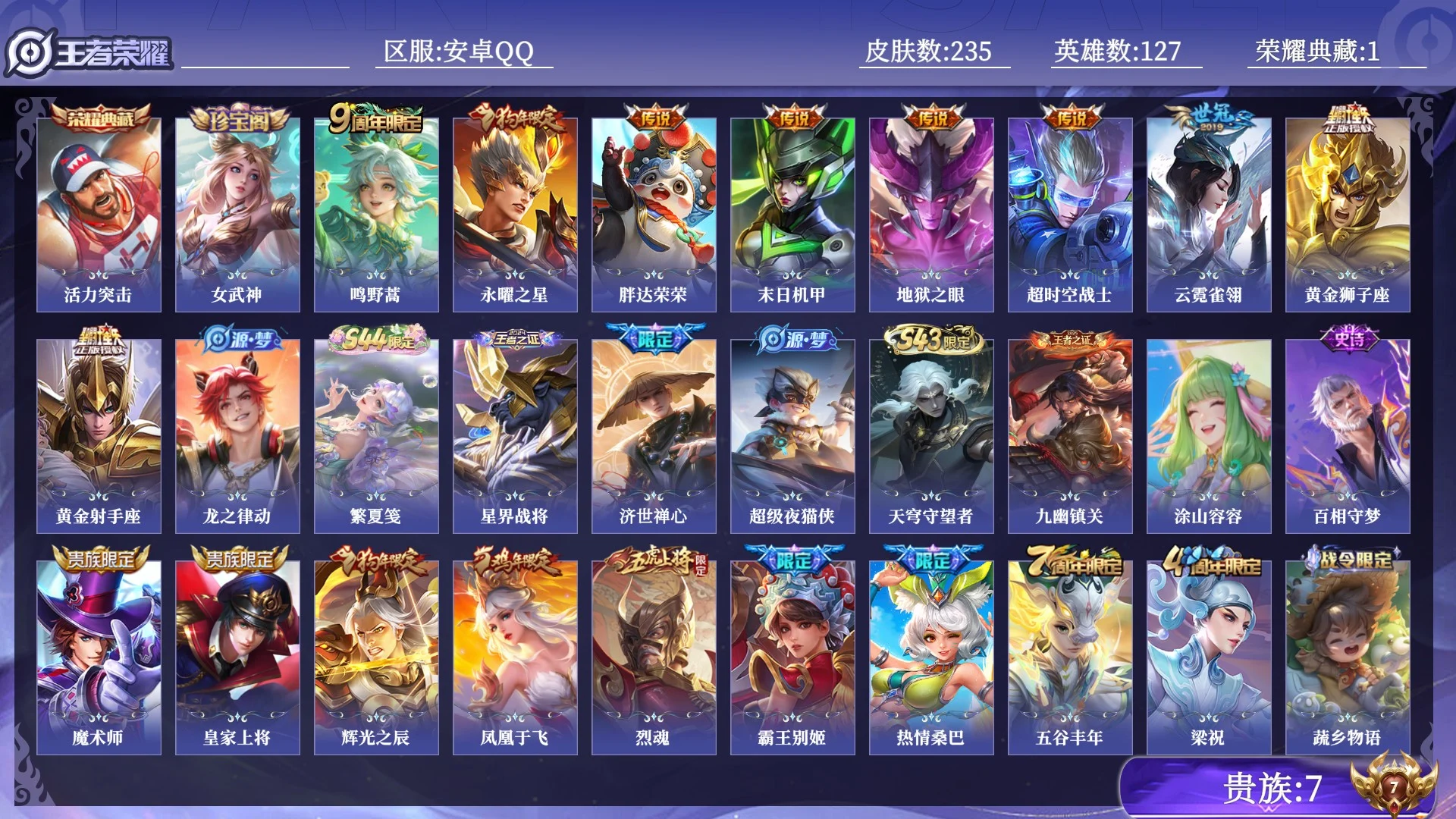 WZQM4508786王者荣耀账号详情图13 WZQM4508786王者荣耀账号详情图13