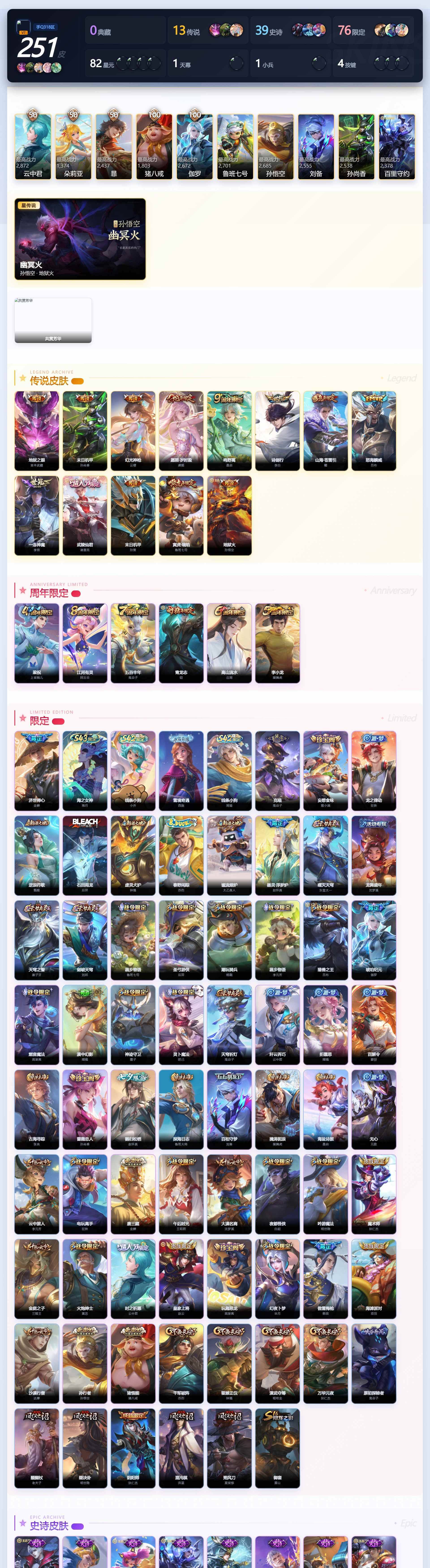 WZQM4541782王者荣耀账号详情图7 WZQM4541782王者荣耀账号详情图7