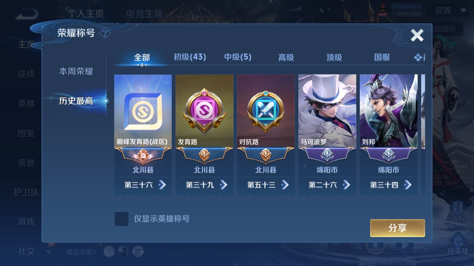 WZQM4512813王者荣耀账号详情图10 WZQM4512813王者荣耀账号详情图10