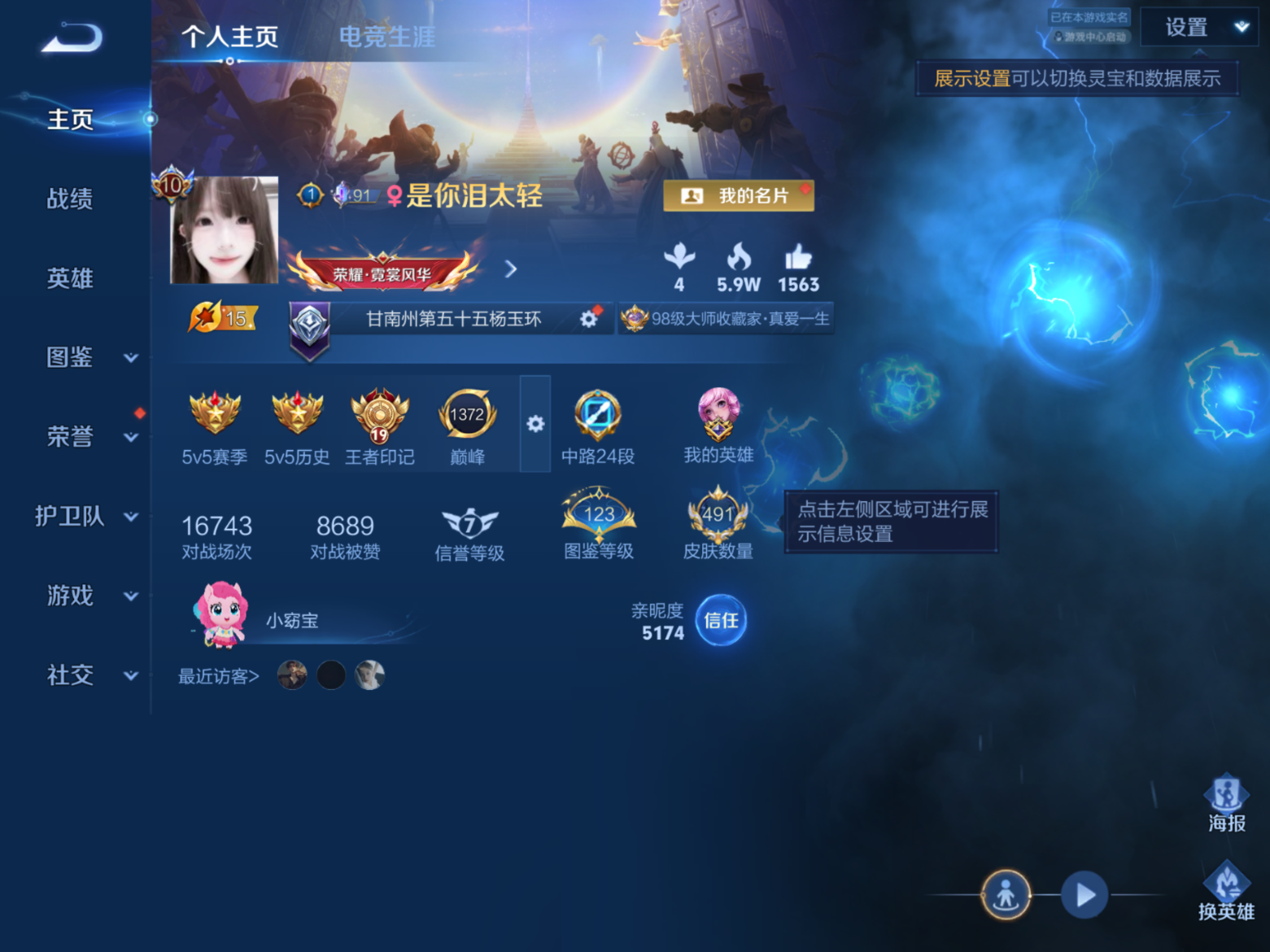 WZQM4521111王者荣耀账号详情图7 WZQM4521111王者荣耀账号详情图7