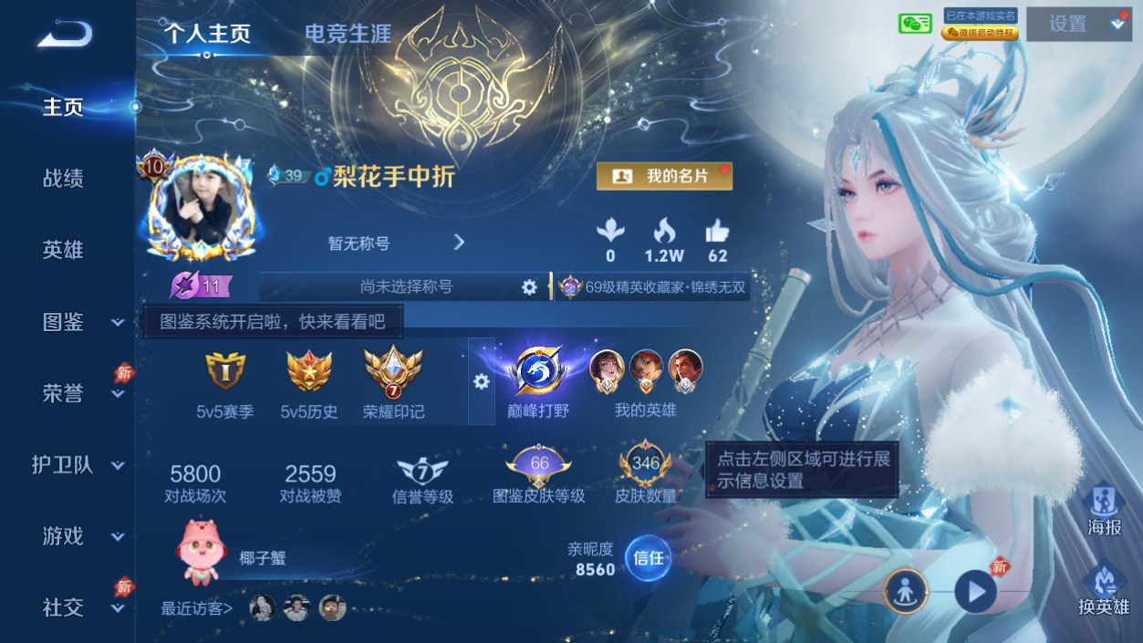 WZMMN4575778王者荣耀账号详情图5 WZMMN4575778王者荣耀账号详情图5