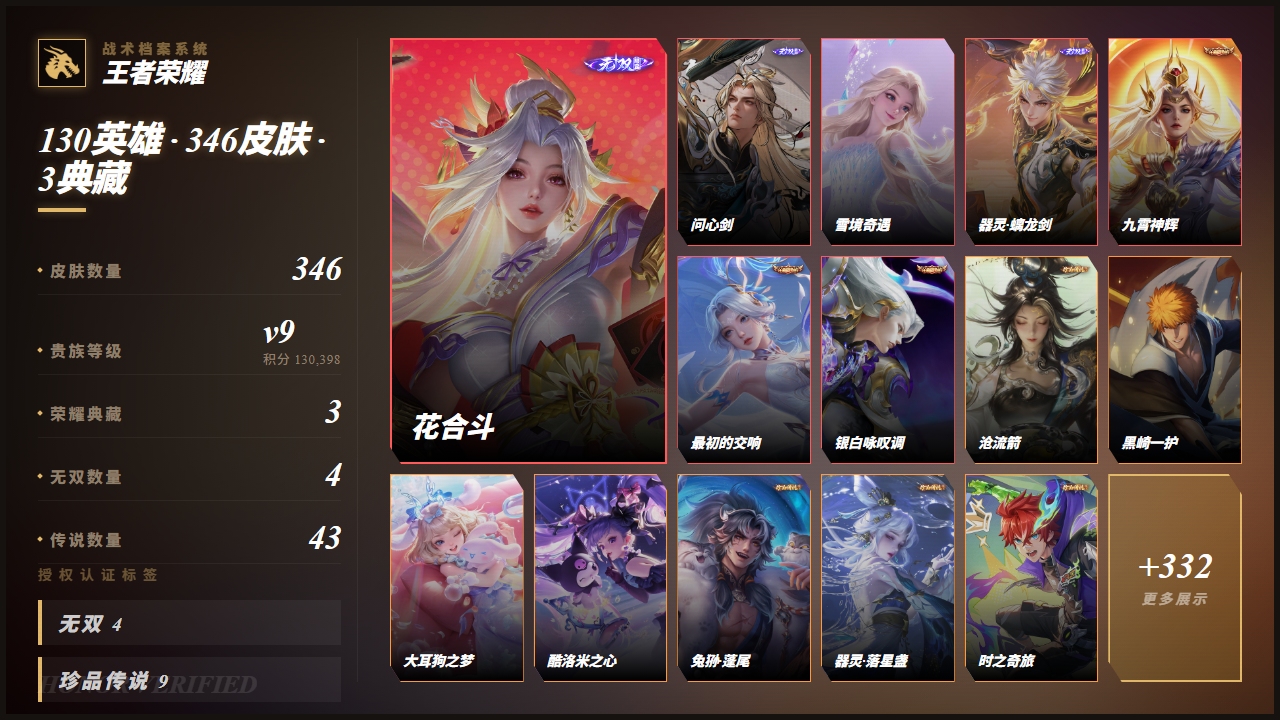 WZQM4553067王者荣耀账号详情图4 WZQM4553067王者荣耀账号详情图4