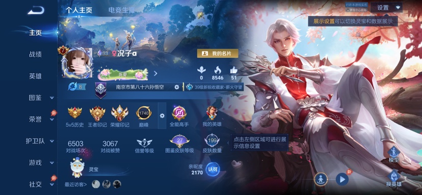 WZQM4559050王者荣耀账号详情图3 WZQM4559050王者荣耀账号详情图3