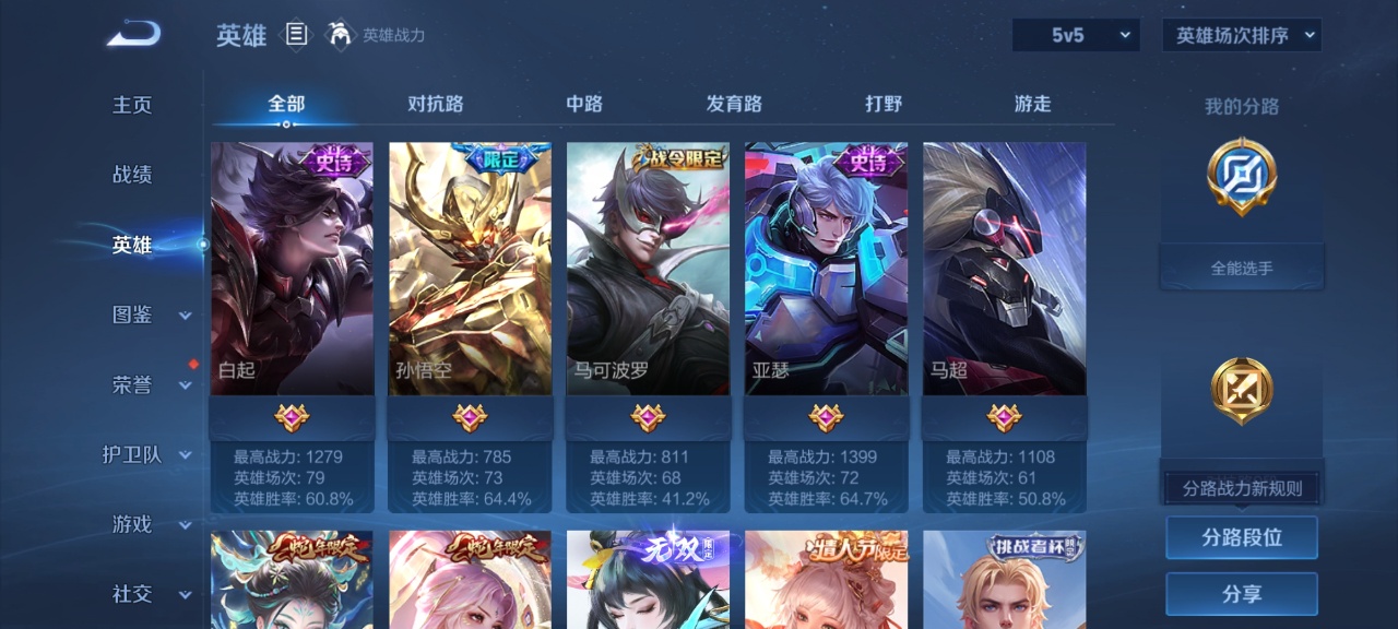 WZQM4563588王者荣耀账号详情图5 WZQM4563588王者荣耀账号详情图5