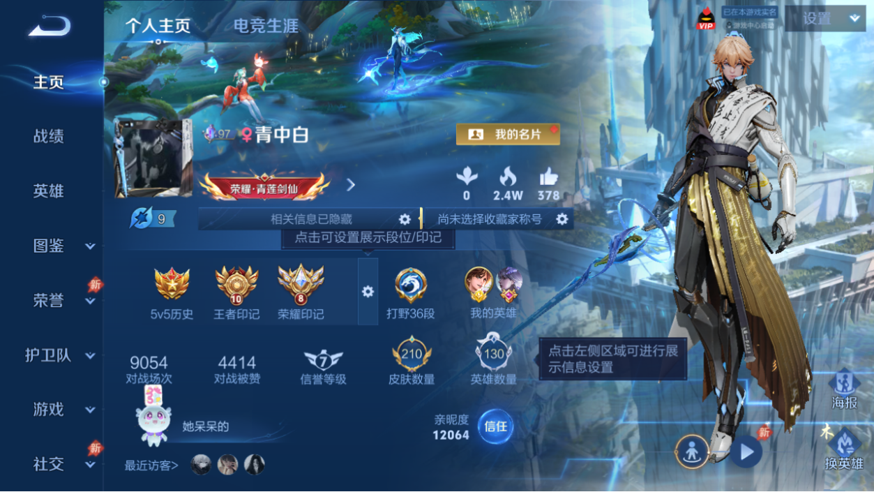 WZQM4563974王者荣耀账号详情图3 WZQM4563974王者荣耀账号详情图3