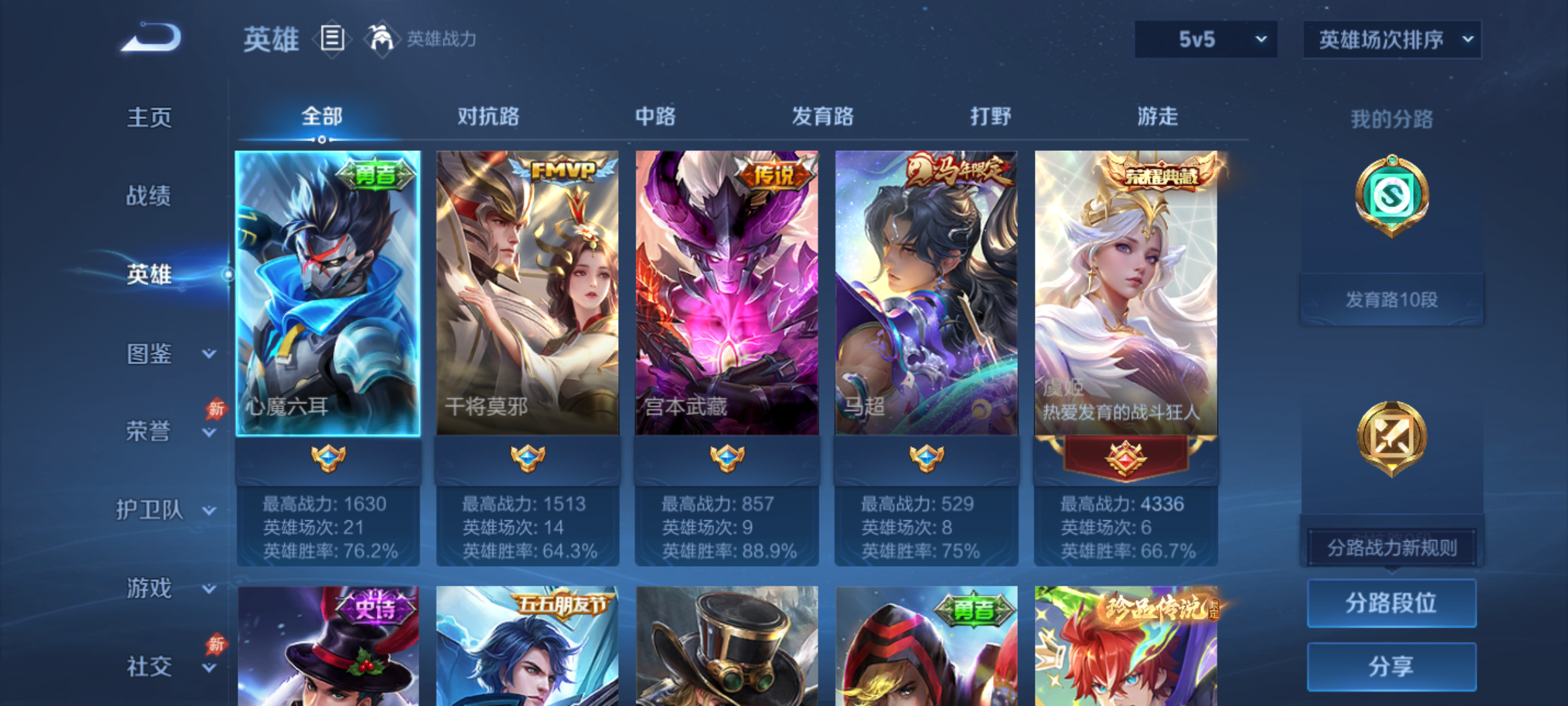 WZMMN4570087王者荣耀账号详情图4 WZMMN4570087王者荣耀账号详情图4