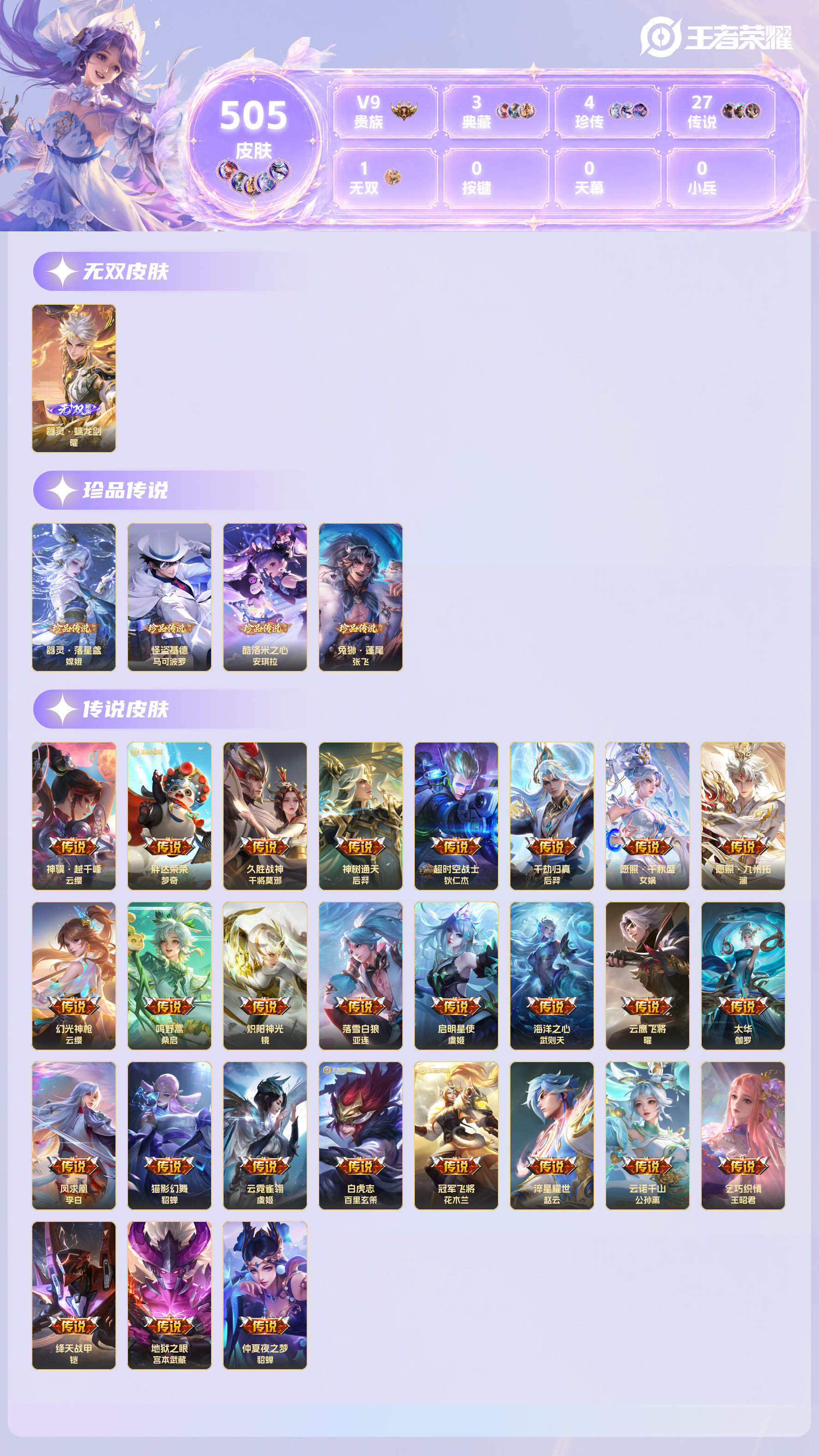 WZDN4615583王者荣耀账号详情图2 WZDN4615583王者荣耀账号详情图2