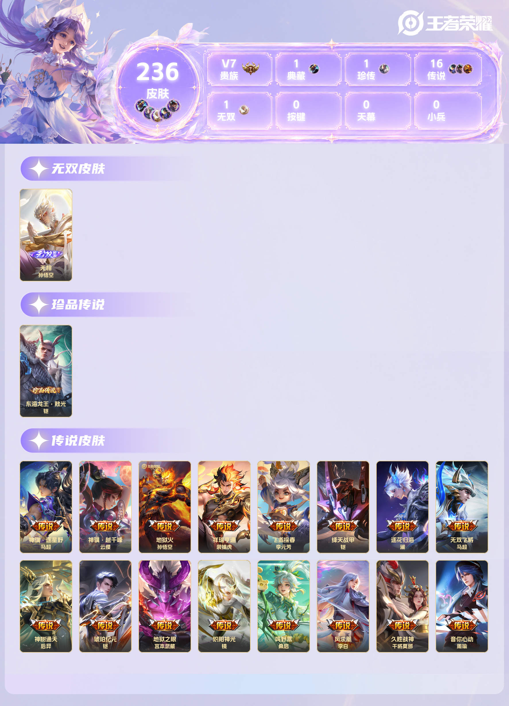 WZQM4621210王者荣耀账号详情图3 WZQM4621210王者荣耀账号详情图3