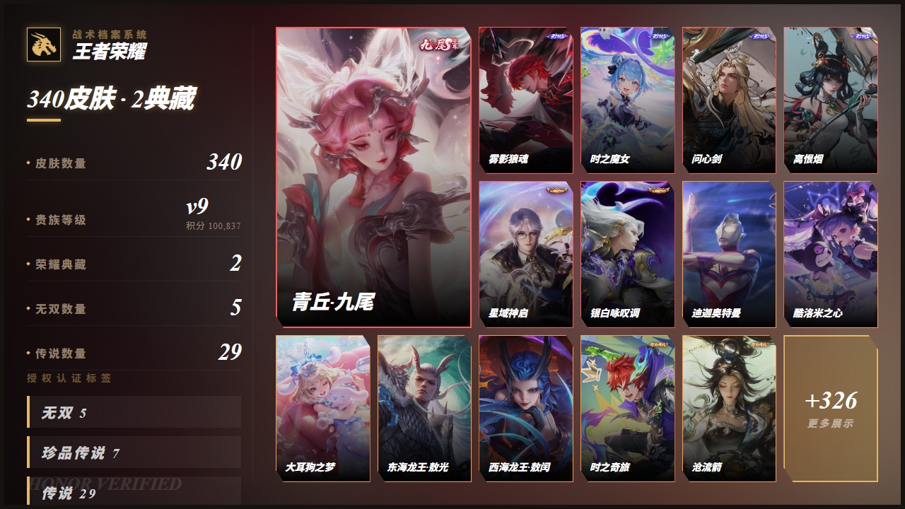 WZQM4623377王者荣耀账号详情图6
