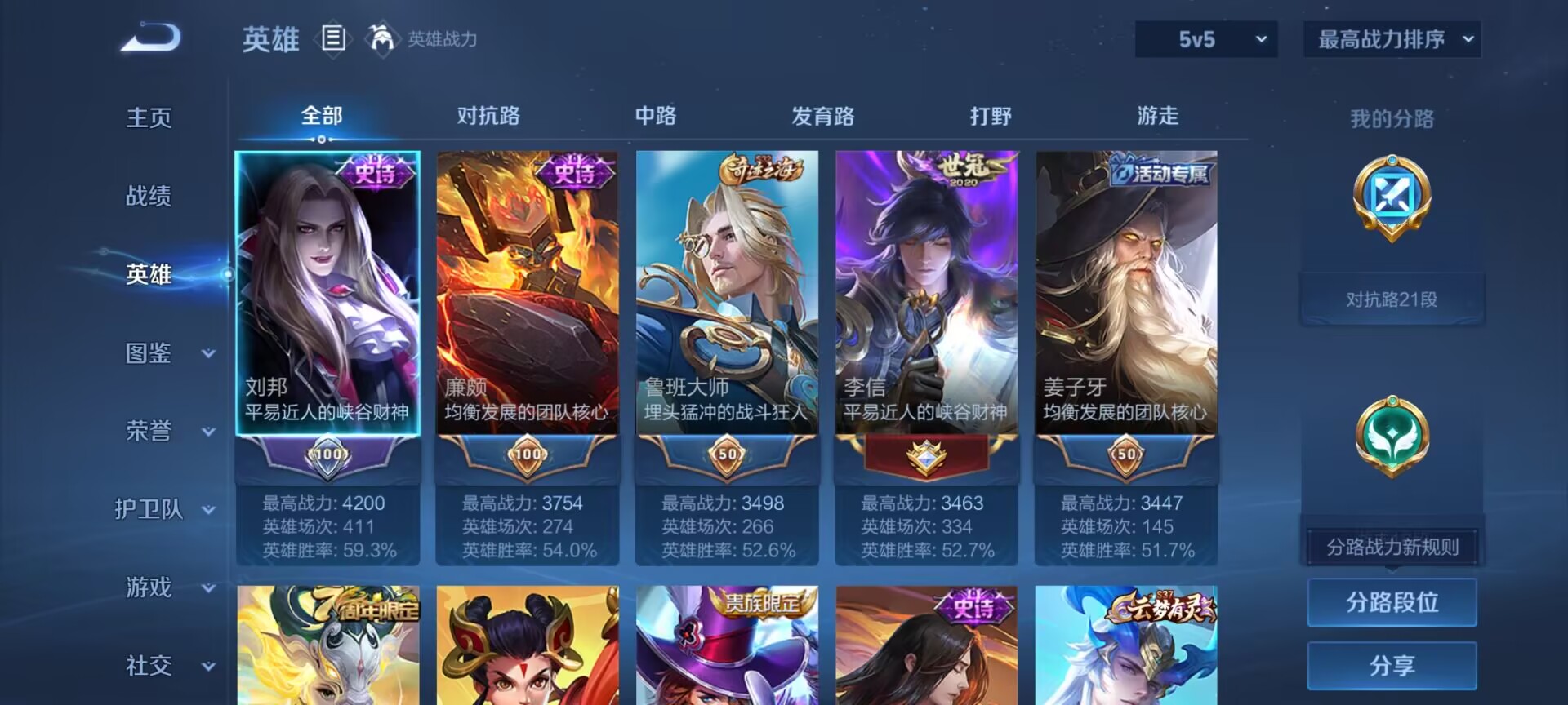 WZQM4624251王者荣耀账号详情图3