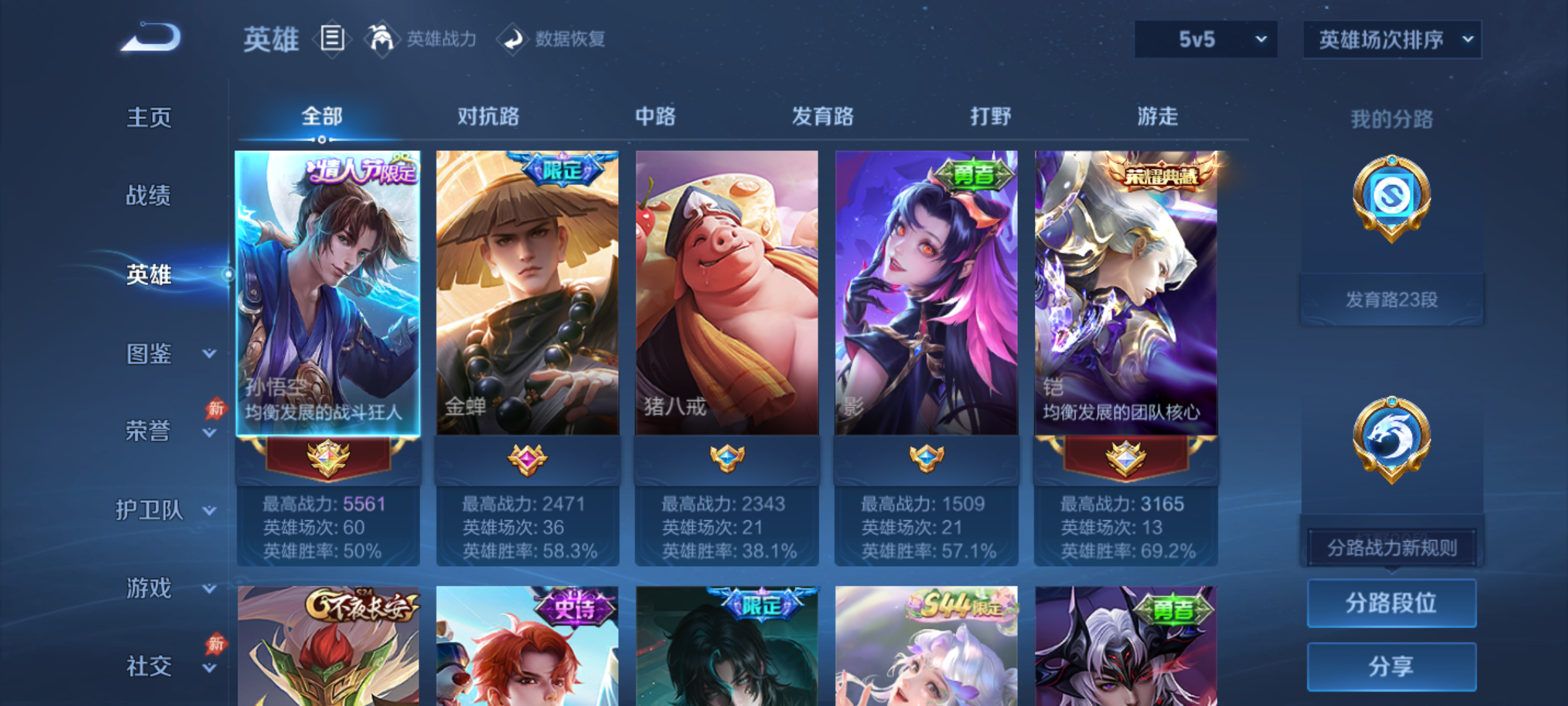 WZMMN4670577王者荣耀账号详情图6