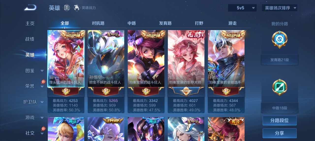 WZMMN4731252王者荣耀账号详情图4