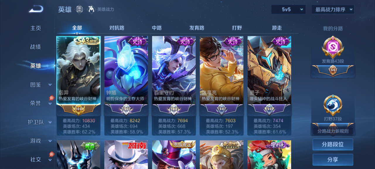 WZQM4645349王者荣耀账号详情图4 WZQM4645349王者荣耀账号详情图4