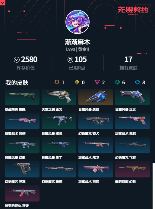 WWQMMN4121900无畏契约账号详情图5 WWQMMN4121900无畏契约账号详情图5