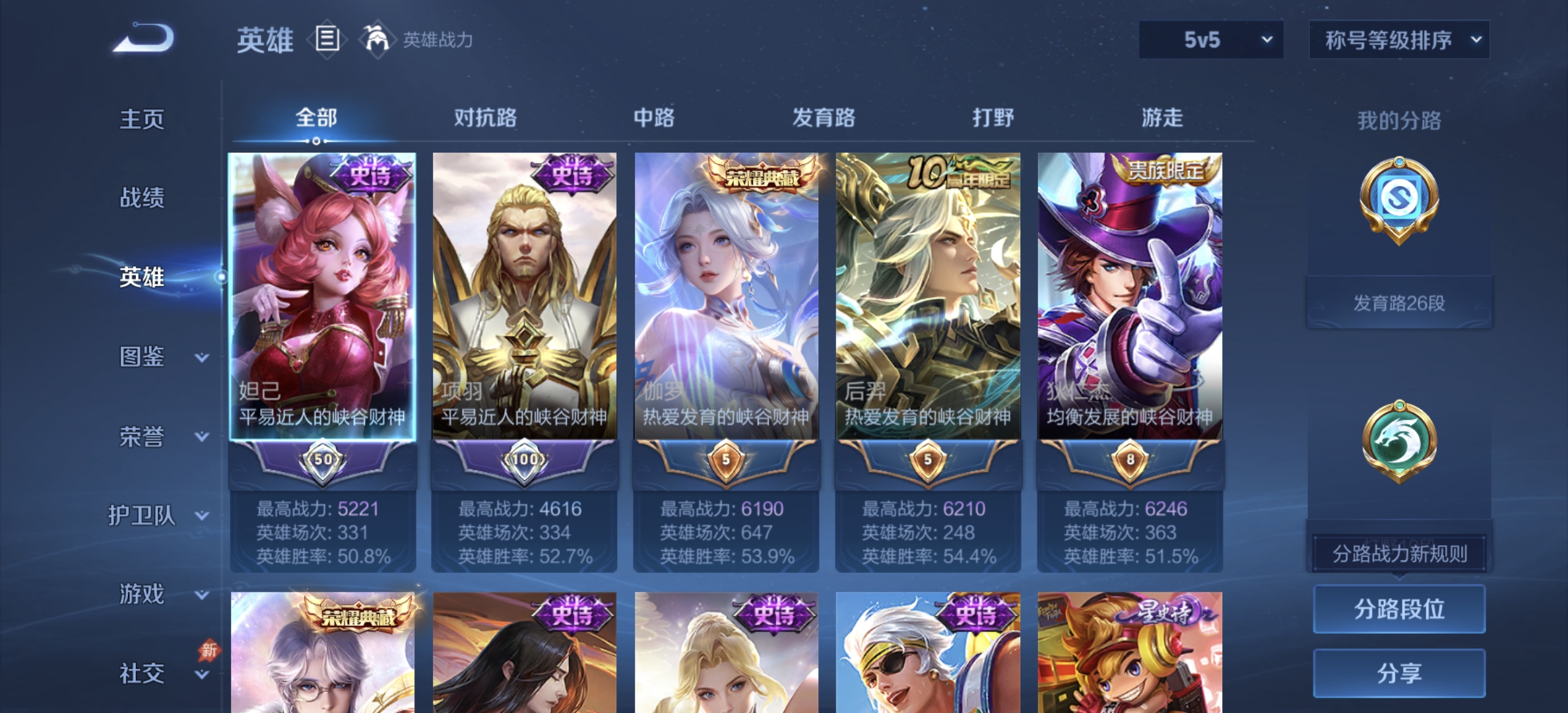 WZQM4668482王者荣耀账号详情图5 WZQM4668482王者荣耀账号详情图5
