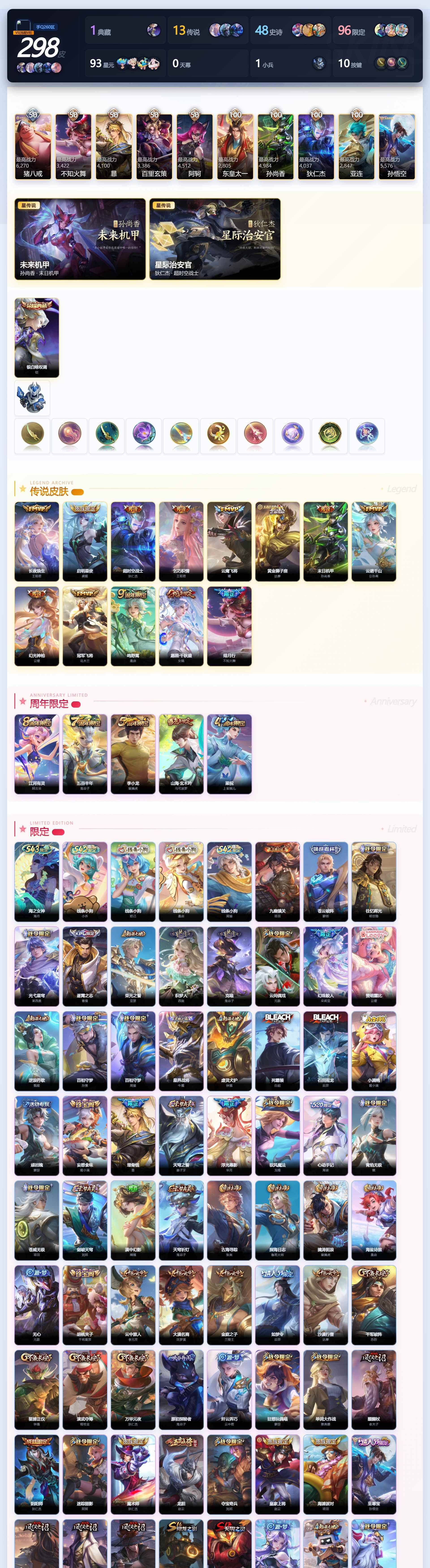 WZQM4680387王者荣耀账号详情图7 WZQM4680387王者荣耀账号详情图7