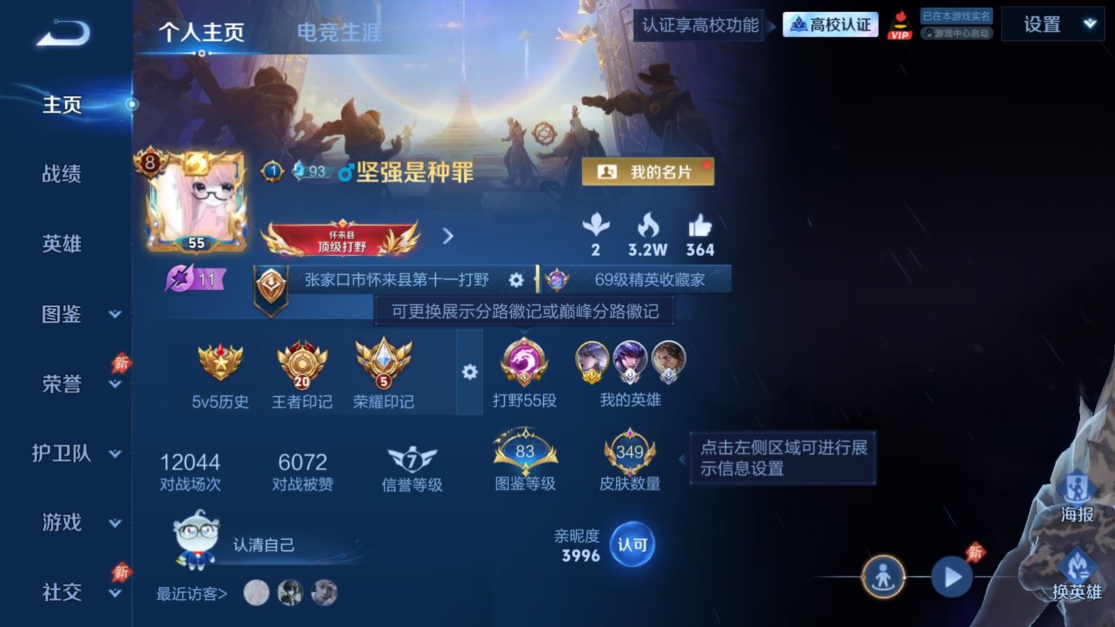 WZQM4686601王者荣耀账号详情图3