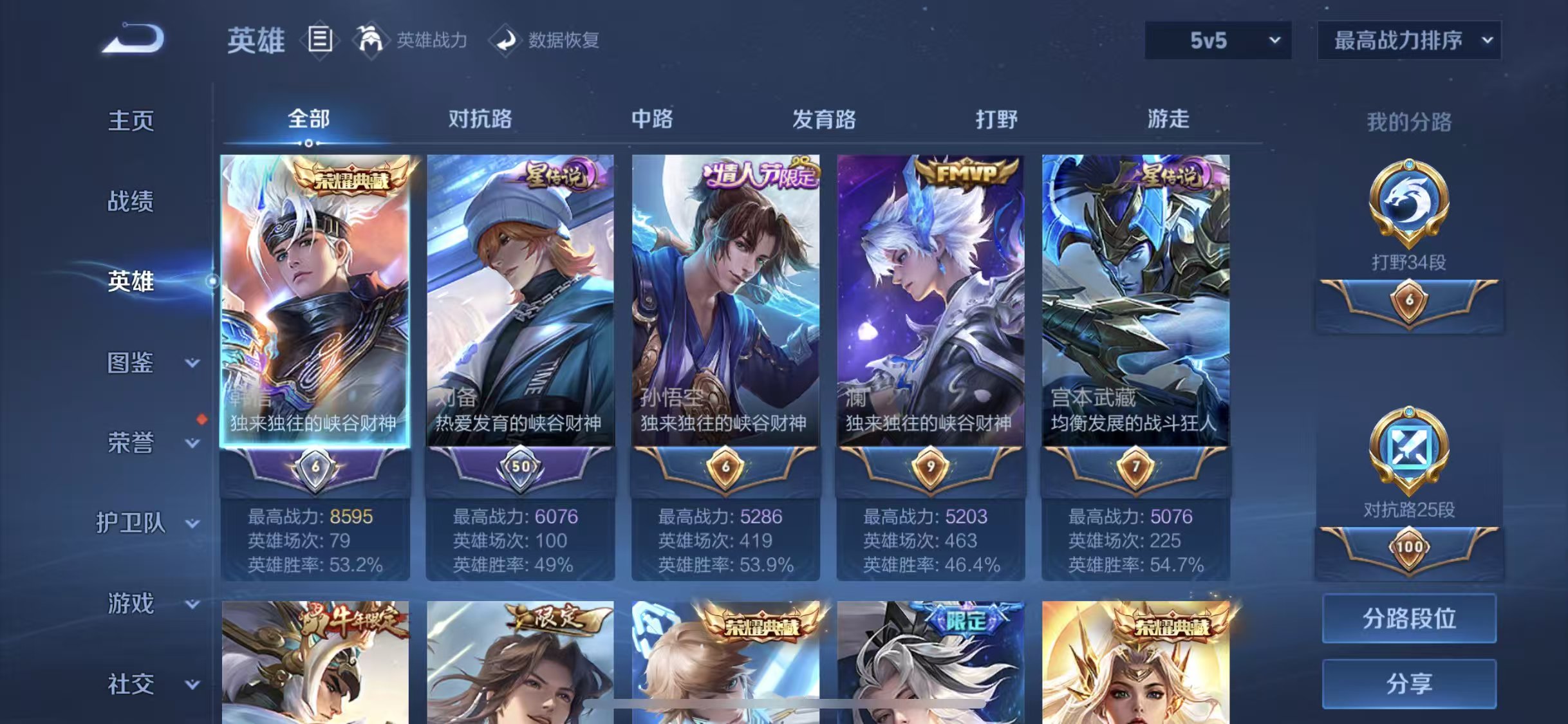 WZDN4713147王者荣耀账号详情图7