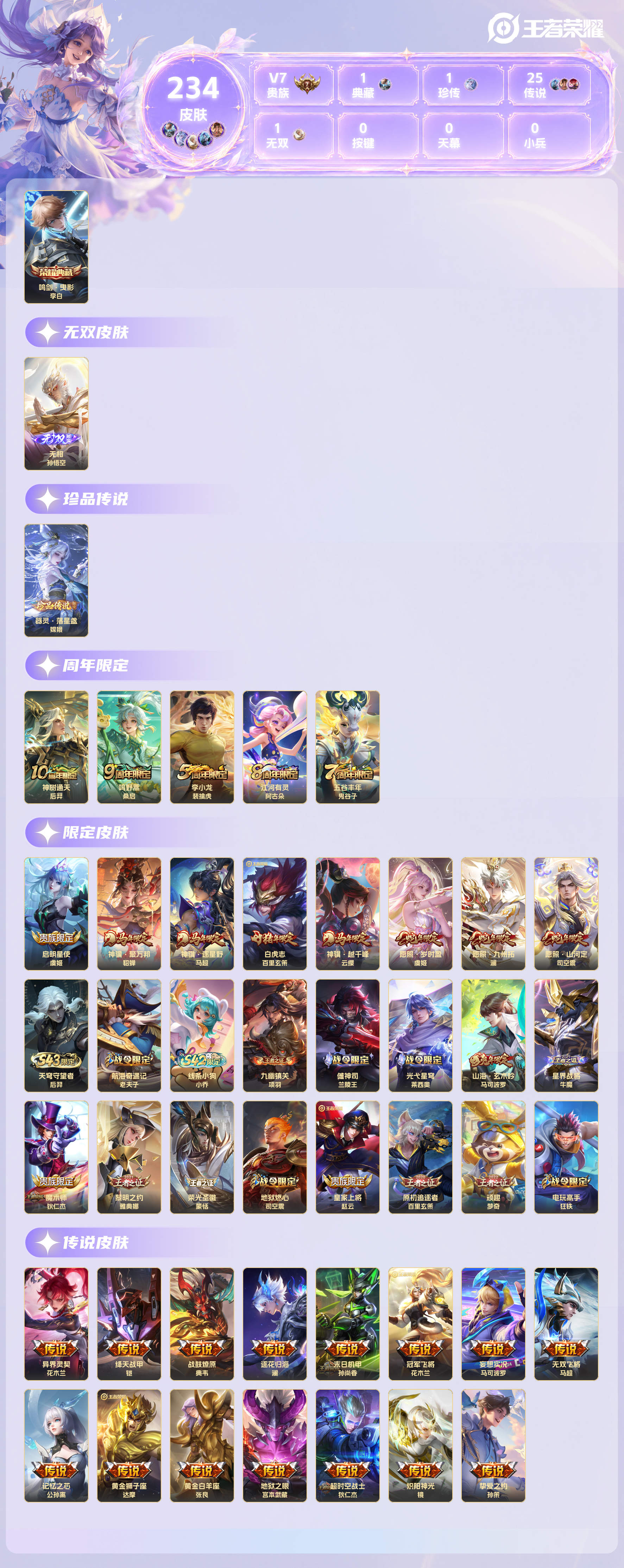 WZMMN4757009王者荣耀账号详情图22 WZMMN4757009王者荣耀账号详情图22