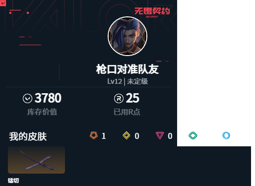 WWQMMN4156476无畏契约账号详情图3 WWQMMN4156476无畏契约账号详情图3