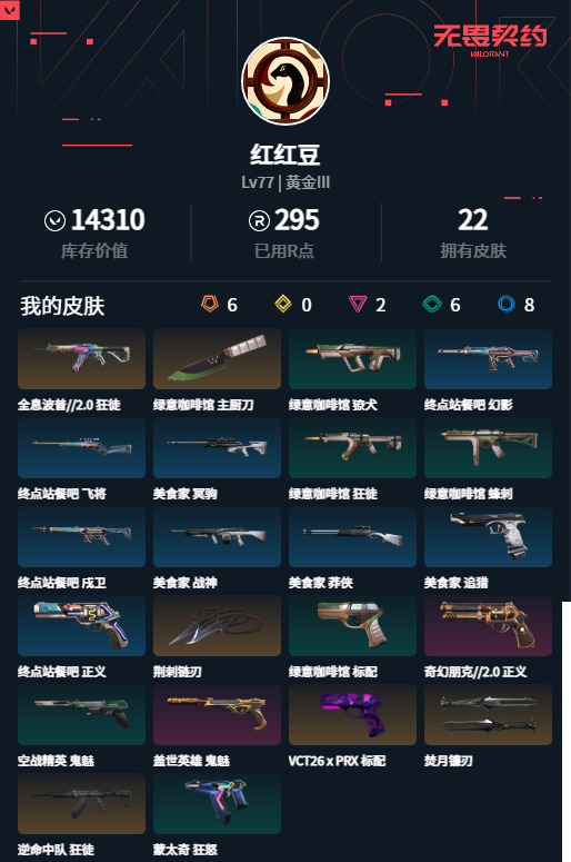 WWQMMN4158043无畏契约账号详情图4 WWQMMN4158043无畏契约账号详情图4