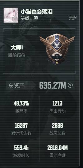cyA25暗区无限仓库价值634M 现金4...