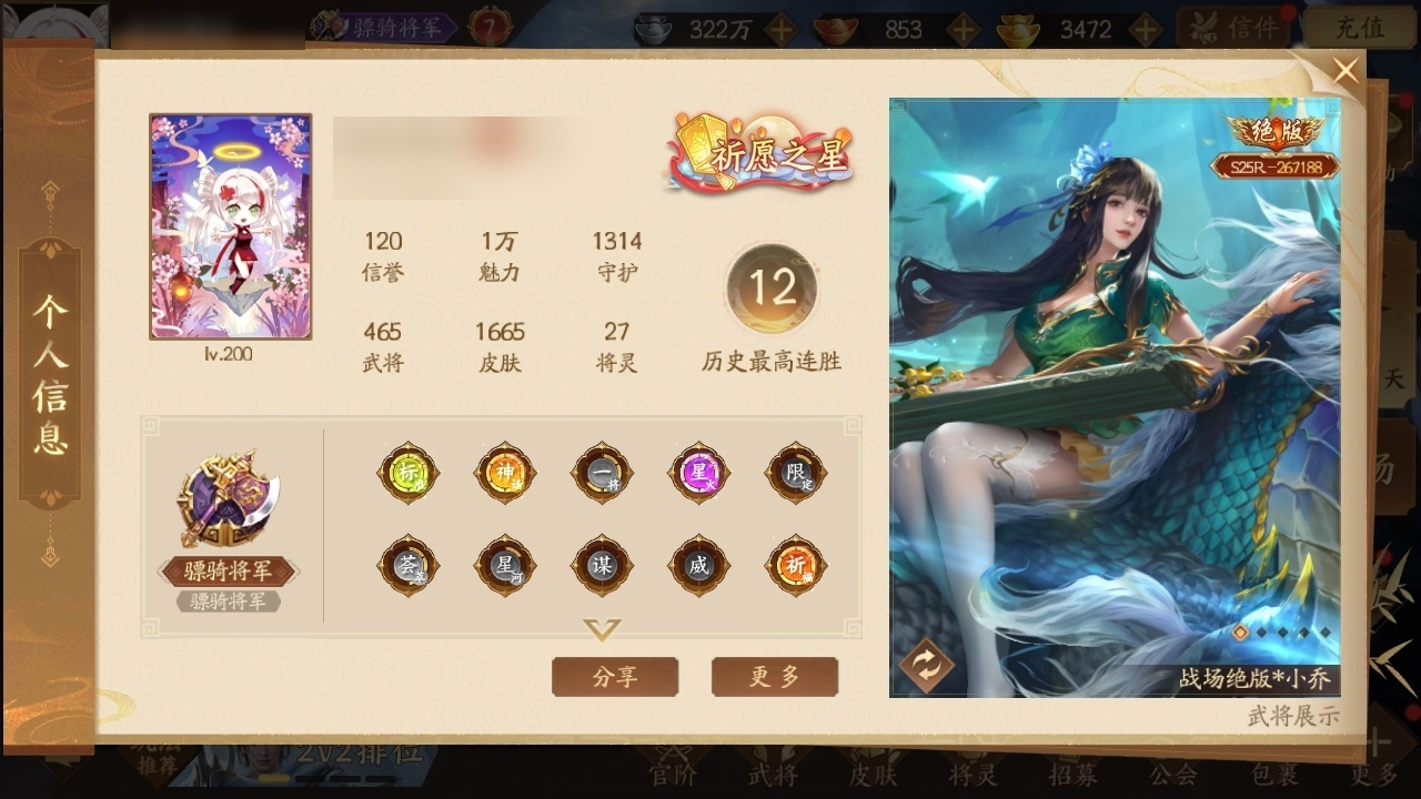 骠骑将军年兽/薛灵芸/曹金玉/神马超/神张...
