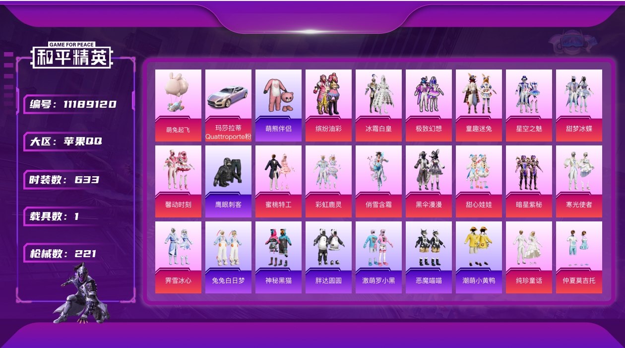 HPYYH3323634和平精英账号详情图2 HPYYH3323634和平精英账号详情图2